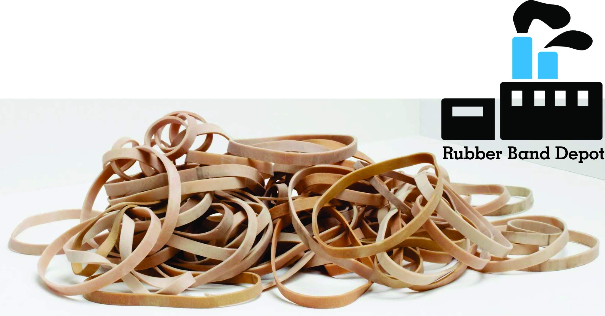 Rubber Bands, Rubber Band Depot, Size #84, Approximately 40 Rubber Bands Per Bag, Rubber Band Measurements: 3-1/2" x 1/2'' - 1/4 Pound Bag