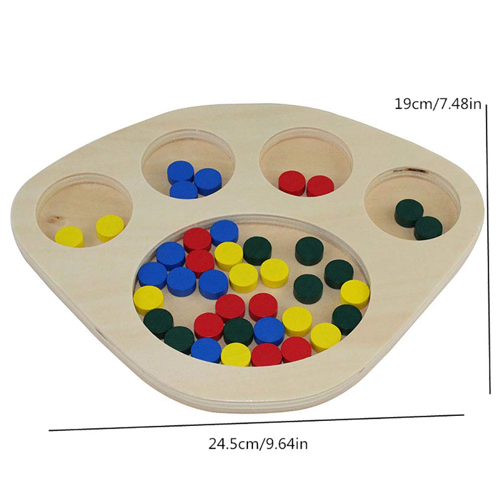 Kghios Montessori Infant Toys Materials for Toddlers Sorting Tray Montessori Materials Educational Tools Preschool Early Development Babies Toy