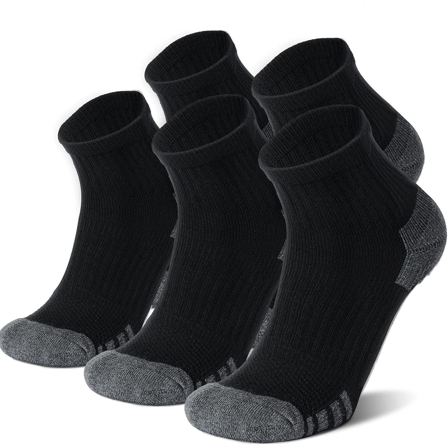 Iseasoo Copper Compression Socks for Men & Women Circulation-Ankle Plantar Fasciitis Socks Support for Athletic Running