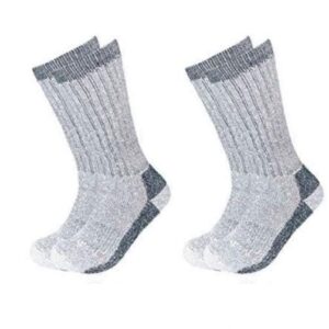 Diamond Star Merino Wool Socks 6 Pairs Thermal Socks Insulated for Cold Weather Winter Socks For Men & Women 10-13 (2 Black, 2 Navy, 2 Grey)