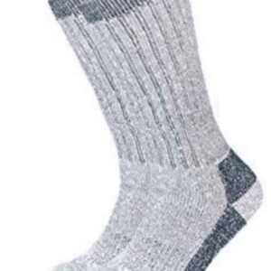 Diamond Star Merino Wool Socks 6 Pairs Thermal Socks Insulated for Cold Weather Winter Socks For Men & Women 10-13 (2 Black, 2 Navy, 2 Grey)