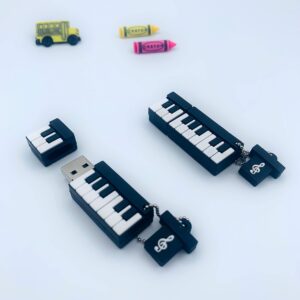 Cool USB Drive - USB Stick 16GB - Unique Flash Drive - Piano USB Flash Drive Students - Keyboard USB Flash Drive 16GB (16 GB, Keyboard)