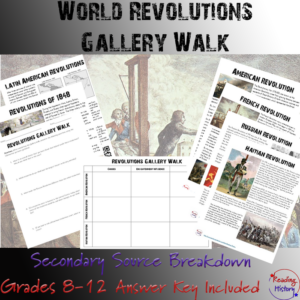 world revolutions gallery walk