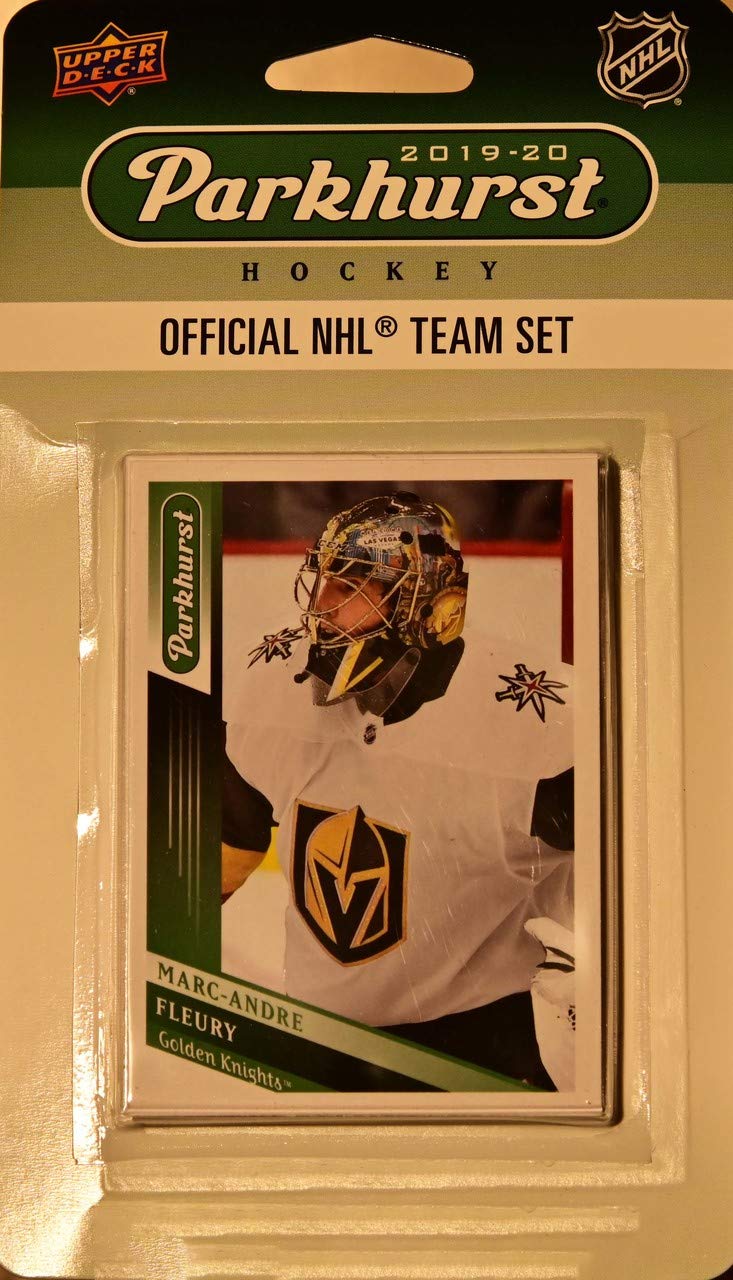 Vegas Golden Knights 2019 2020 Upper Deck Factory Sealed 10 Card Team Set including Marc Andre Fleury, William Karlsson and Paul Stastny Plus