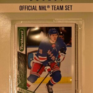 New York Rangers 2019 2020 Upper Deck Factory Sealed 10 Card Team Set Featuring Rookie Card #300 of Kaapo Kakko, the Rangers Top Draft Pick and #2 Overall