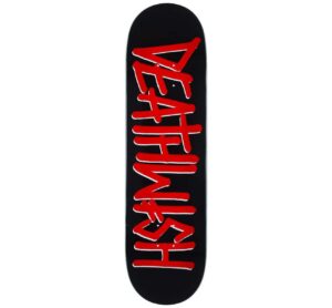 deathwish skateboard deck deathspray red 8.5"