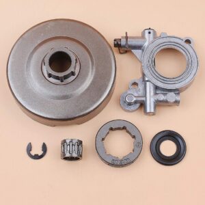 Replacement Parts, Clutch Drum Oil Pump Kit for Husqvarna 575xp 576xp 570 Chainsaw 3/8x7T 537036205