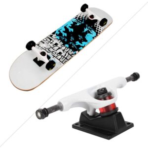 Fafeims 2Pcs 4 8Inch Skateboard Trucks Professional Bridge Skate Board Bracke Skateboard Bearing Accessories