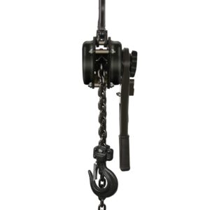 Manual Lever Hoist Come Along 3/4 TON 1650 LBS Capacity 10FT Lift 2 Heavy Duty Hooks Commercial Grade Steel for Lifting Pulling Construction Building Garages Warehouse Automotive Machinery