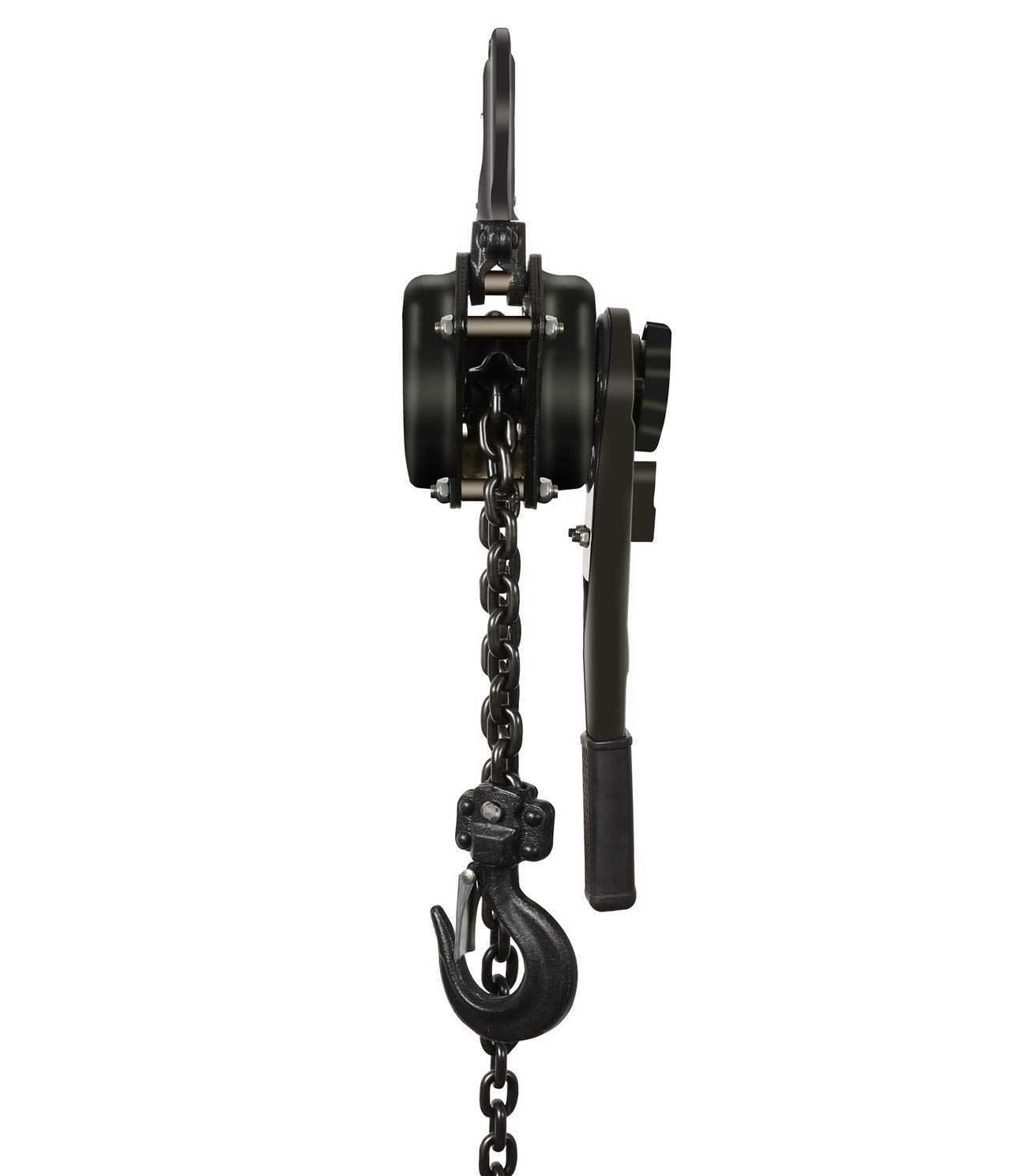 Manual Lever Hoist Come Along 3/4 TON 1650 LBS Capacity 10FT Lift 2 Heavy Duty Hooks Commercial Grade Steel for Lifting Pulling Construction Building Garages Warehouse Automotive Machinery