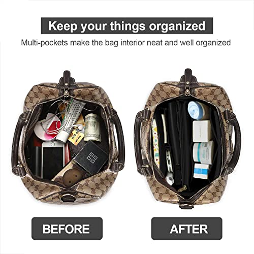 OMYSTYLE Purse Organizer Insert for Handbags, Felt Bag Organizer for Tote & Purse, Tote Bag Organizer Insert with 5 Sizes, Compatible with Neverfull Speedy and More