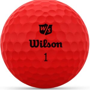 WILSON Staff Duo Optix Golf Ball - Red