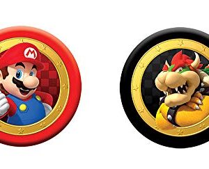 USAOPOLY Super Mario Checkers & Tic-Tac-Toe Collector's Game Set for 2 players | Featuring Mario & Bowser | Collectible Checkers and TicTacToe Perfect for Mario Fans, Model Number: CM005-637-002001-06