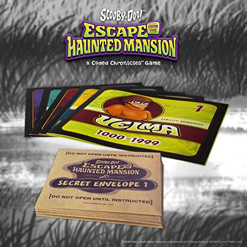 Scooby-Doo: Escape from The Haunted Mansion - A Coded Chronicles Game | Escape Room Game for Kids & Adults | Featuring Iconic Characters and Mysteries | Officially Licensed Hanna-Barbera Game