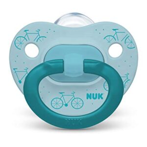 NUK Orthodontic Pacifiers, Boy, Blue, 18-36 Month (Pack of 2)