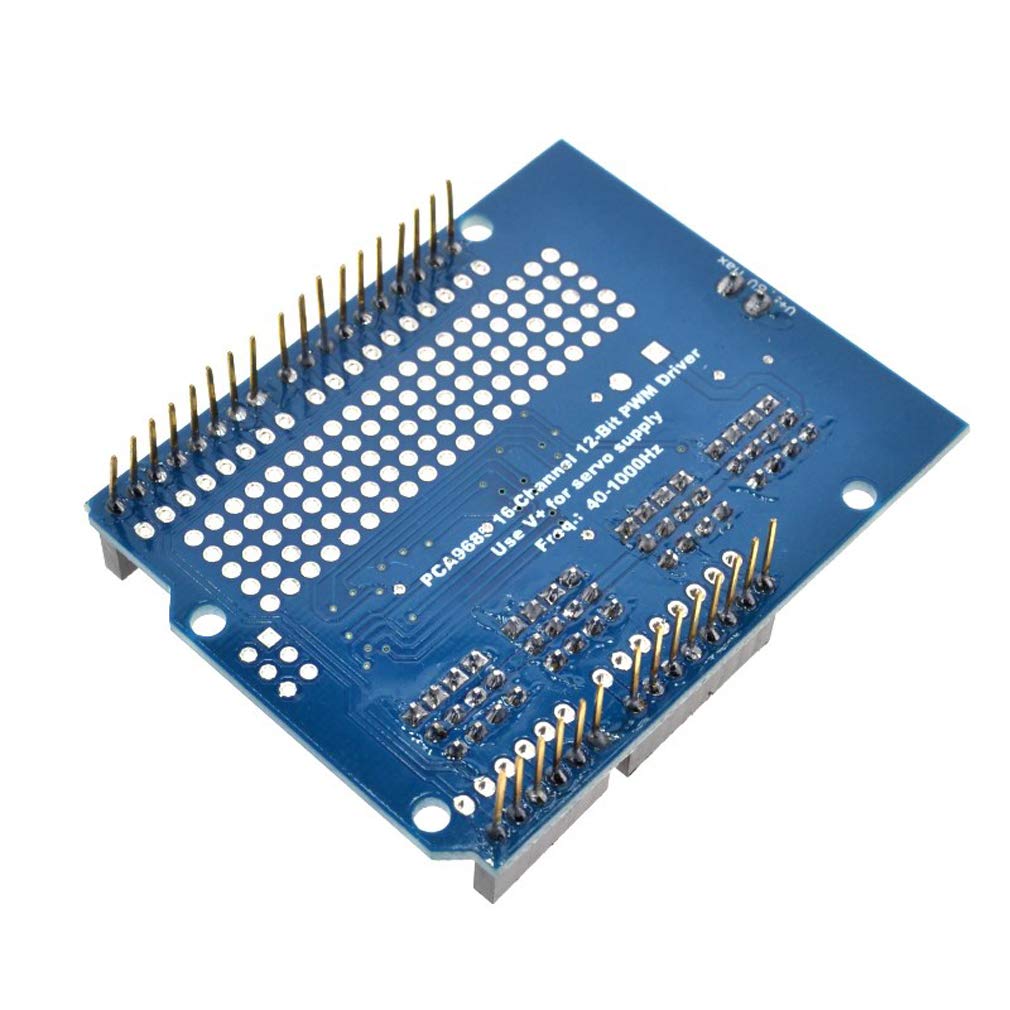 HiLetgo PCA9685 Servo Shield PCA9685 16 Channel 12-bit PWM Servo Driver Shield I2C Interface for Arduino