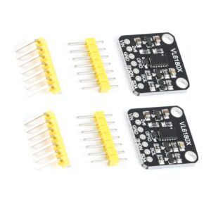 hiletgo 2pcs vl6180 vl6180x range finder optical ranging light sensor module gesture recognition sensor i2c interface 3.3v 5v emitter ambient light sensor