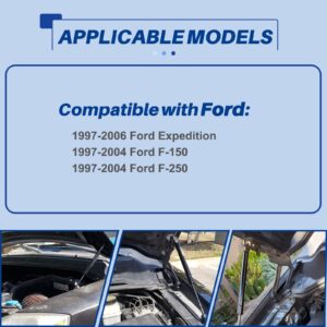 OTUAYAUTO Front Hood Shock Struts, 4478 SG404016 Hood Lift Support Replacement for 1997-2006 Ford Expedition, 1997-2004 Ford F150 F250, Pack of 2