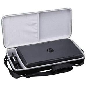 aproca new hard travel storage carrying case for hp officejet 200 portable printer (cz993a)