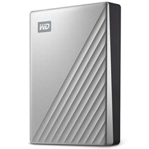 wd 2tb my passport ultra silver portable external hard drive, usb-c - wdbc3c0020bsl-wesn (renewed)