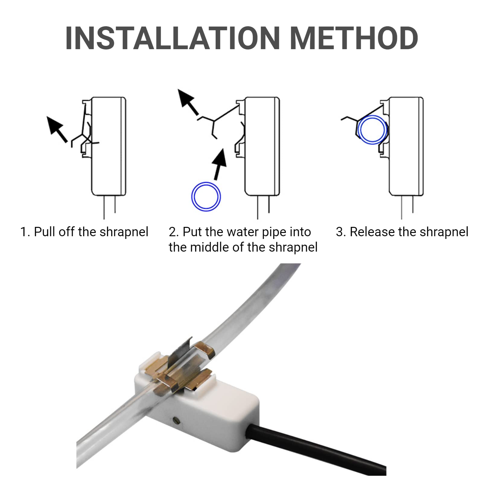 Liquid Level Sensor, Non Contact Water Level Sensor Capacitive Liquid Level Detector with Intelligent Liquid Level Reference Adjustment, Water Level Tool Liquid Level Switch for Aquariums