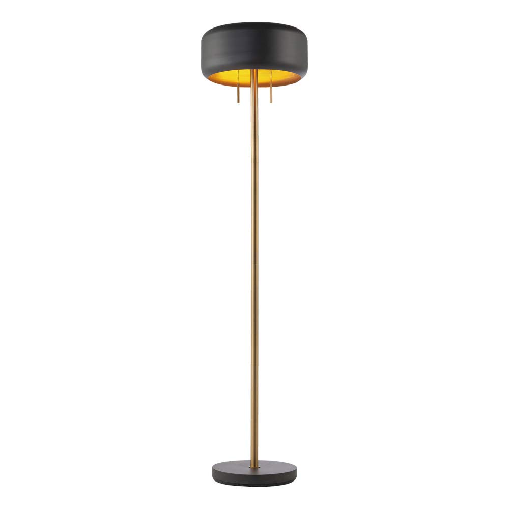 Globe Electric 67346 Novogratz x Globe Floor Lamp, Dark Gray