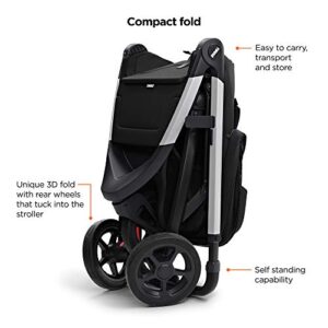 Thule Spring Stroller - Compact Baby Stroller Perfect for Everyday Use - Features 5-Point Harness, Lightweight and Compact Design, Vented Canopy with See-Through Mesh, Padded Reclining Seat