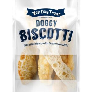 Yeti Biscotti Natural Yak Cheese Dog Treats, 4 Pieces