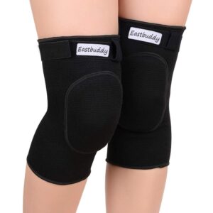 eastbuddy volleyball knee pads for women men girls,anti-slip collision avoidance kneepads with thick sponge for dance basketball football