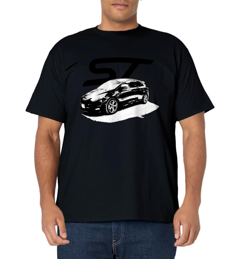 Focus ST - Distressed Look Black Variant T-Shirt