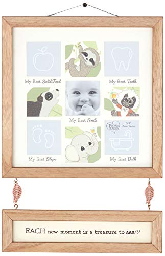 Precious Moments 193429 Each New Moment Milestone Photo Frame, One Size, Tan