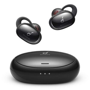 anker soundcore liberty 2 wireless earbuds, diamond-inspired drivers, 32h playtime, hearid personalized sound, bluetooth 5.0, bluetooth headphones, 4 mics with uplink noise cancellation(renewed)