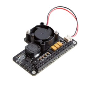 UCTRONICS PoE hat for Raspberry Pi, 5V 2.5A Max 802.3af Compliant, Mini Power Over Ethernet Expansion Board with Cooling Fan for Raspberry Pi 4B, 3B+