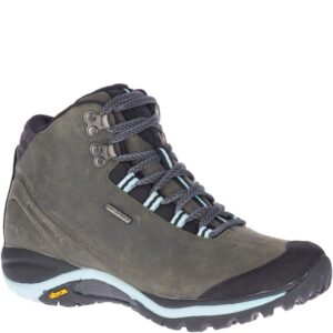 merrell women's siren traveller 3 mid waterproof hiking boot, paloma/canal, 8.5