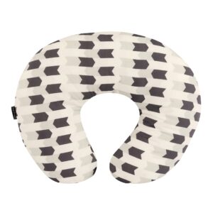 dream on me beeboo nursing pillow and positioner, breastfeeding and bottlefeeding pillow, removable and washable pillow cover, soft and breathable fabric, fawn brown