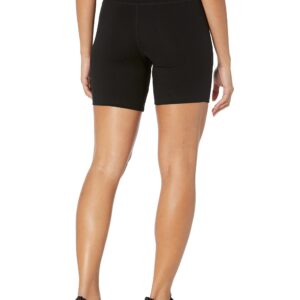 Jockey Womens High Waist 6'' Bike Casual Shorts, Deep Black, Large US