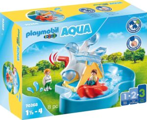 playmobil 1.2.3 aqua water wheel carousel