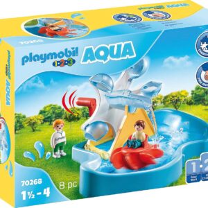 Playmobil 1.2.3 Aqua Water Wheel Carousel