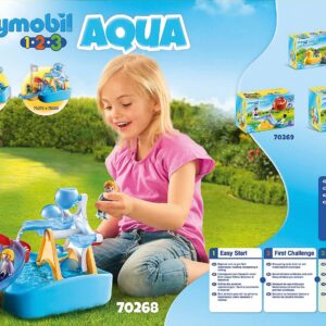 Playmobil 1.2.3 Aqua Water Wheel Carousel