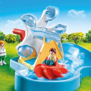 Playmobil 1.2.3 Aqua Water Wheel Carousel