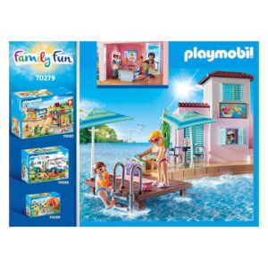 Playmobil Waterfront Ice Cream Shop, Multicoloured