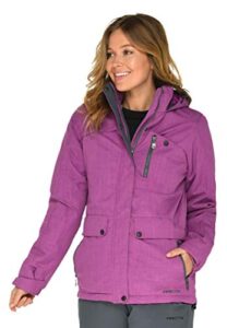 arctix women's daybreak insulated jacket, amethyst melange, 1x