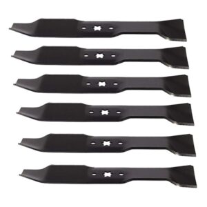 raparts set of 6 new aftermarket mulching blades fits mtd fits toro 942-0611 942-0611a
