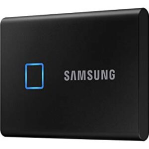 SAMSUNG SSD T7 Portable External Solid State Drive 1TB, Up to USB 3.2 Gen2 , Reliable Storage for Gaming, Students, Professionals, (MU-PC1T0T/AM), Black