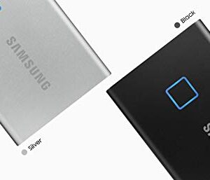 SAMSUNG SSD T7 Portable External Solid State Drive 1TB, Up to USB 3.2 Gen2 , Reliable Storage for Gaming, Students, Professionals, (MU-PC1T0T/AM), Black