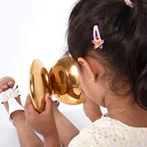 TickiT Sensory Reflective Buttons - Gold - Set of 7 - Ages 0m+ - Mirrored Discs for Babies and Toddlers - Sensory Stacking Toy