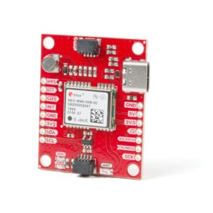 sparkfun gps breakout - neo-m9n, u.fl (qwiic) breakout no soldering required breadboardable contains a rechargeable backup battery allowing a warm-start decreasing time-to-first-fix