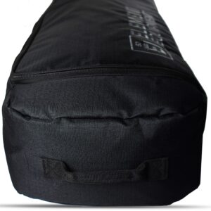 Element Equipment Deluxe Padded Snowboard Bag - Premium High End Travel Bag Black Ripstop 157