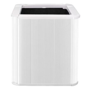 replacement filter compatible with blueair blue pure 211+ air purifier, foldable particle and activated carbon filter, allergen and odor removal