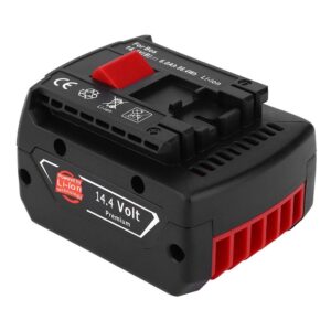 wal front bat607 rechargeable lithium ion ni-cd battery replacement 14.4v for bosch cordless power tool cordless drill(6000mah)